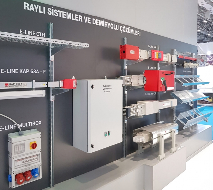 Eurasia Rail Turkey fuarında yerimizi aldık.