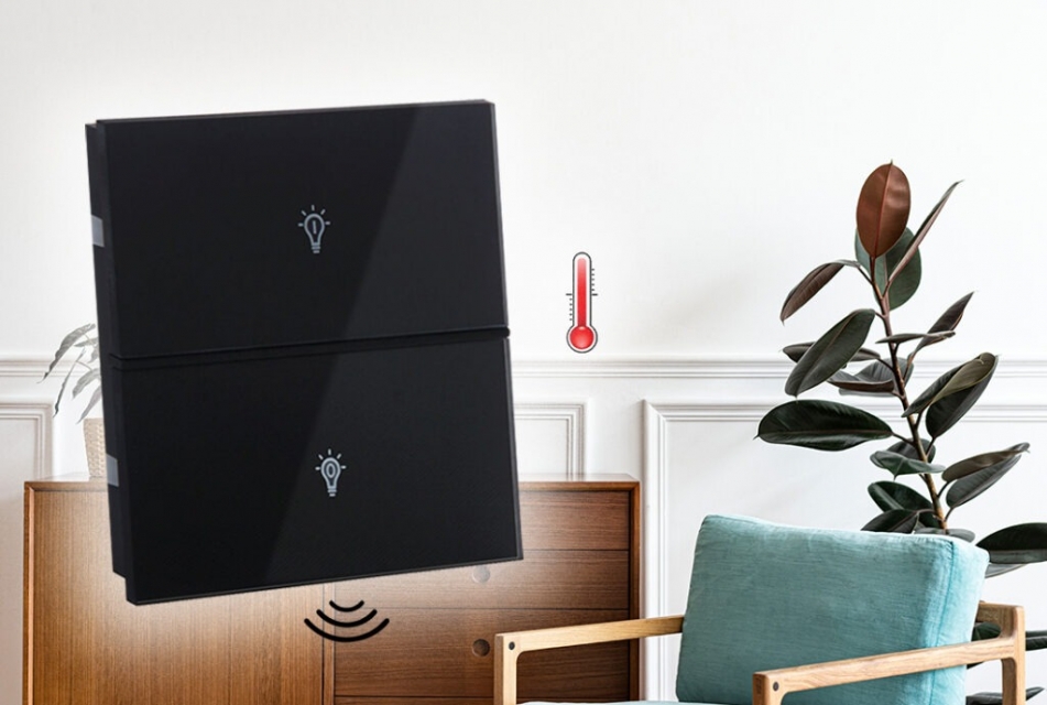 Temperature sensor is available now in Rosa Switch series! All of the Rosa switches improved with the addition of temperature sensor.