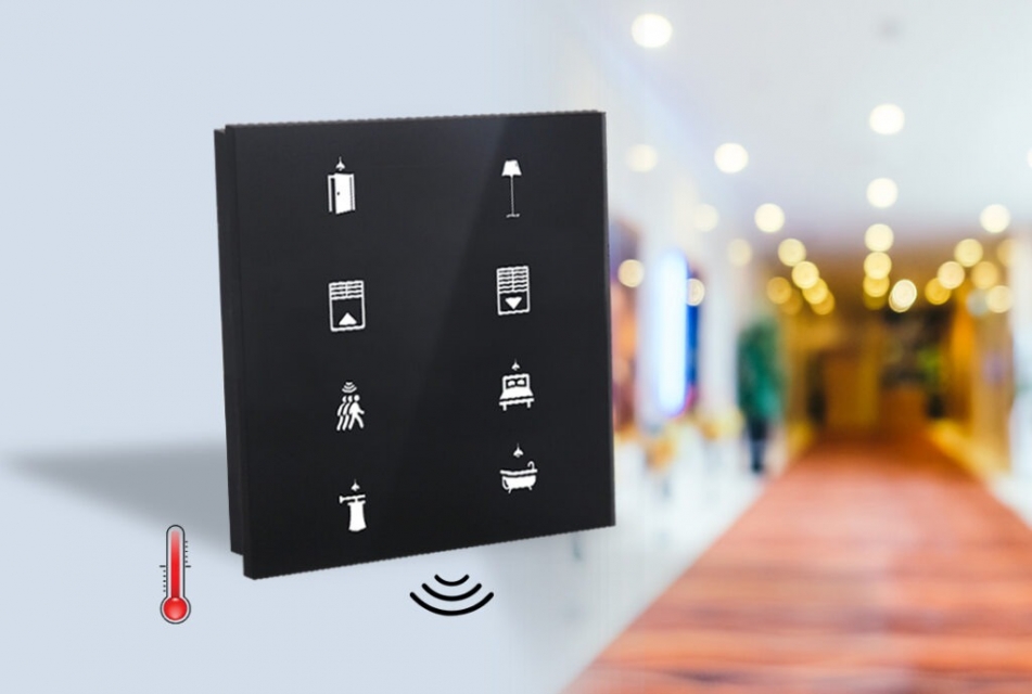 Temperature sensor is available now in Rosa Switch series! All of the Rosa switches improved with the addition of temperature sensor.